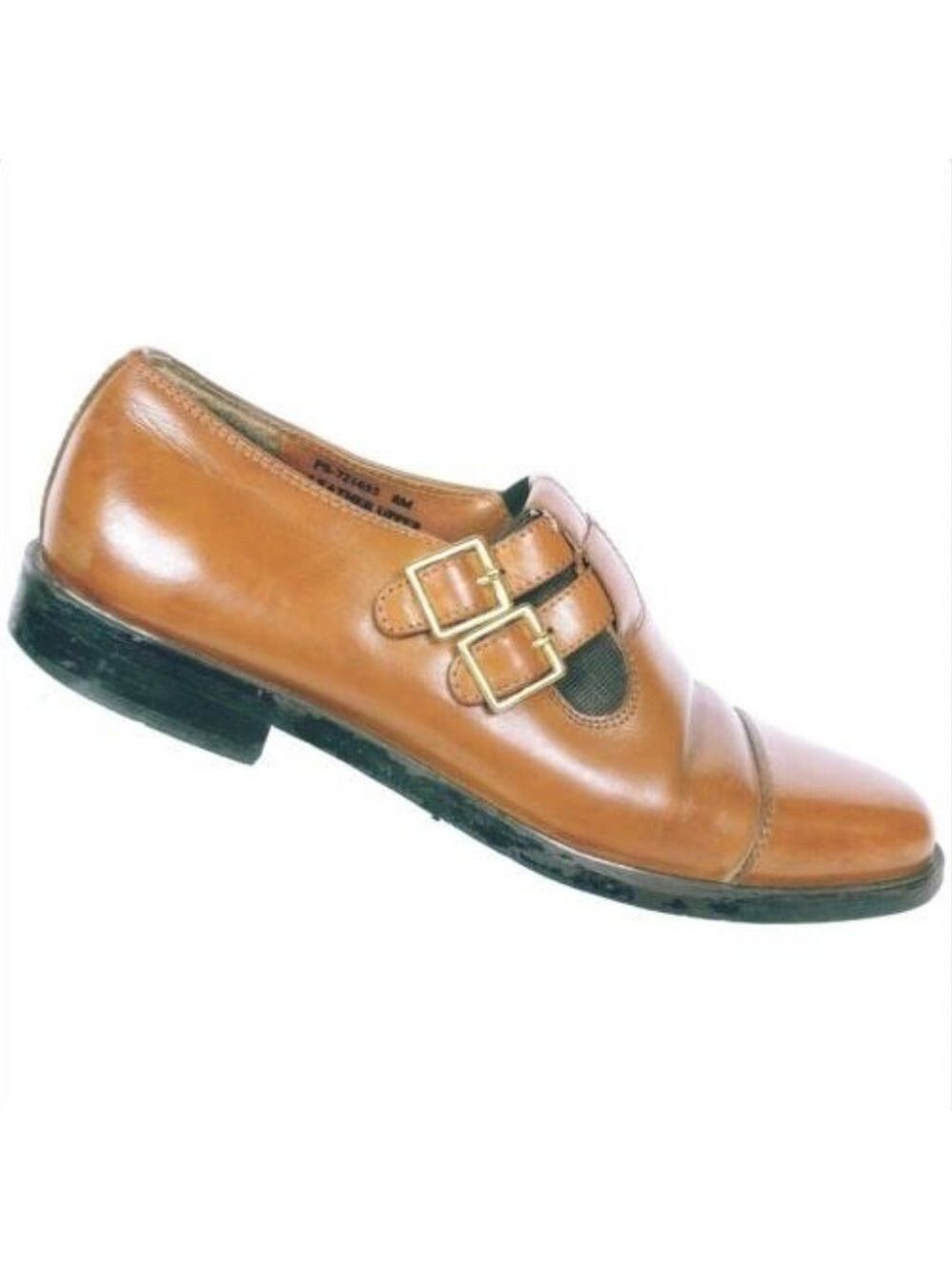 Fratelli Footwear Mens Brown Monk Strap Loafers Size 8 Medium